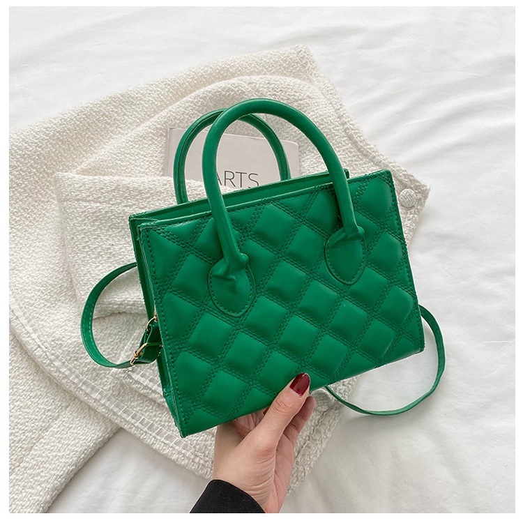 Túi Xách Đeo Vai Hình Vuông Nhỏ Màu Trơn Thời Trang Mới 2022 Cho Nữ