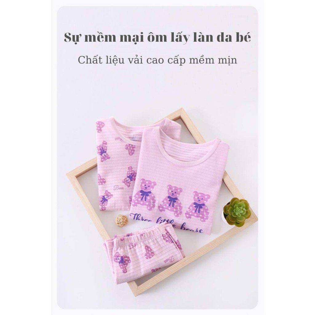 9 - 46 kg Bộ cotton xước, sợi tre cộc tay cho Bé Trai, Cho Bé gái hãng Mamdadkid #bgai