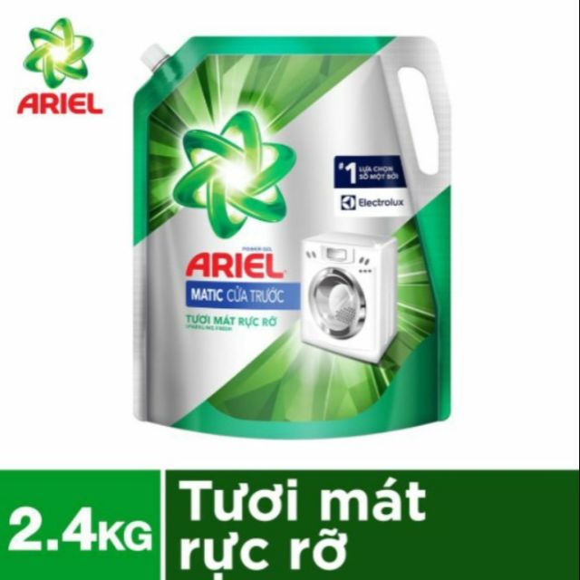 NƯỚC GIẶT ARIEL MATIC CỬA TRƯỚC 2.4kg