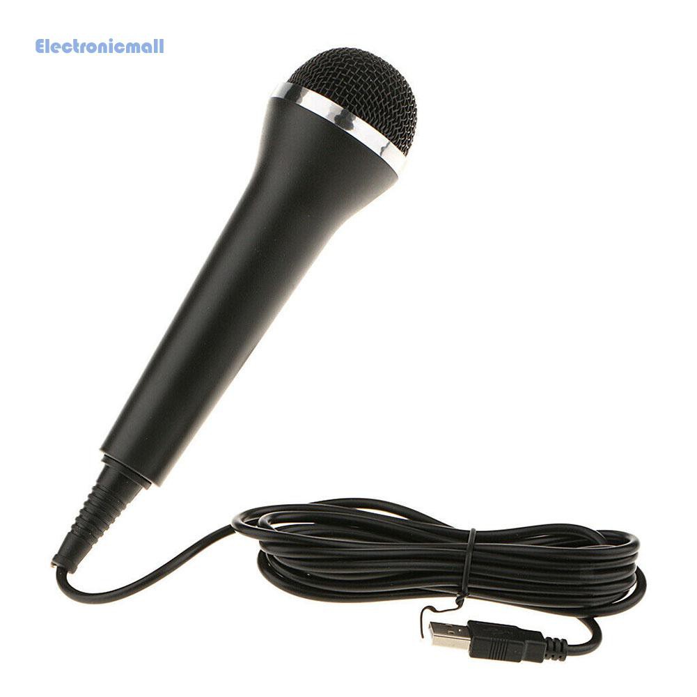 Micro Hát Karaoke Có Dây Usb Mall01 Cho Playstation 4 Ps4 Switch Wii Xbox Pc