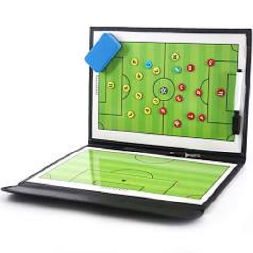 Bảng sơ đồ huấn luyện chiến thuật bóng đá quân nhựa.