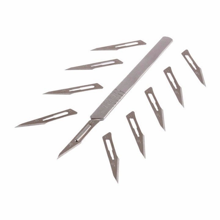 Combo cán dao mổ số 3 kèm 20 lưỡi dao số 11