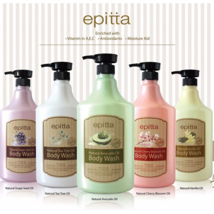 Sữa tắm Epitta Natural Body Wash 1200ml - Malaysia