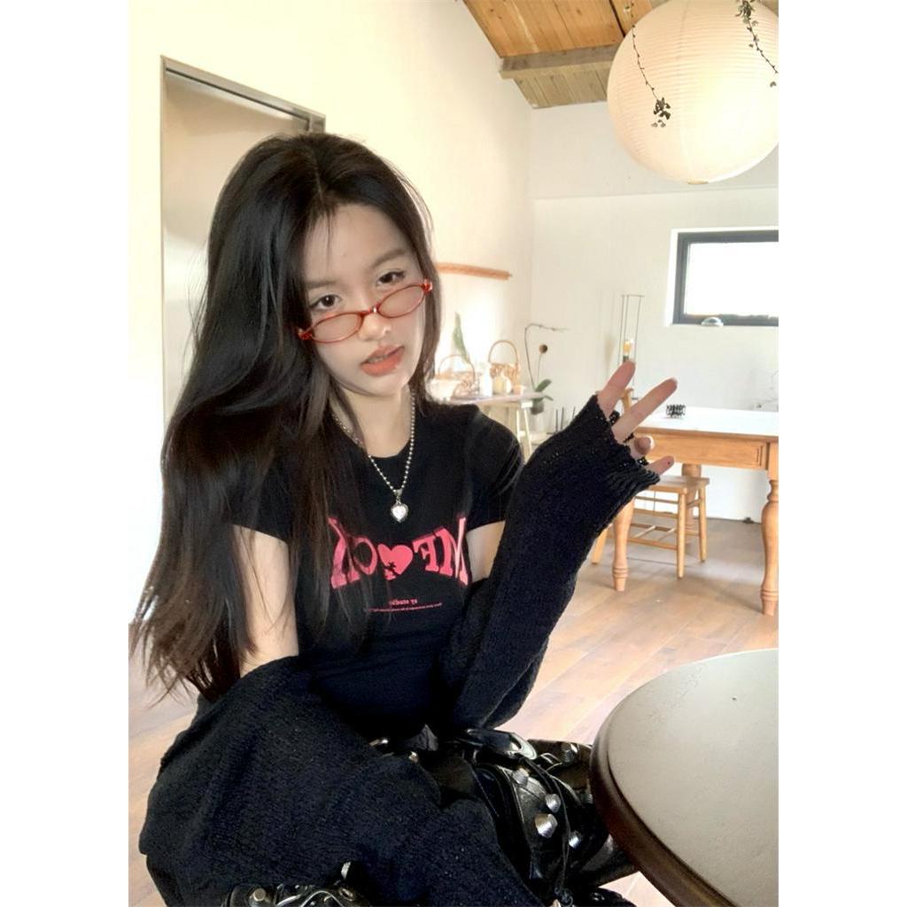 Áo Thun Ngắn Tay In Hình Đơn Giản Kiểu Mỹ 62838