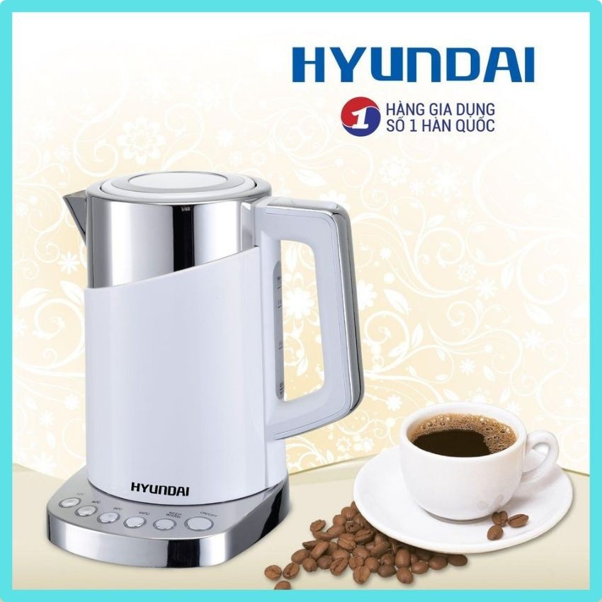 Ấm đun nước siêu Tốc HYUNDAI HDE 5000  - Hàng Chính Hãng - Bảo hành 12 tháng