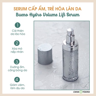[Mã SKAMLTSW8 giảm 10% đơn 100K] SERUM CẤP ẨM, TƯƠI TRẺ LÀN DA LÃO HÓA CHUẢN HÀN QUỐC_BUENO HYDRO VOLUME LIFT SERUM
