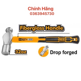 Đồ nghề ingco búa đầu tròn 450g hbph88016 / 660g hbph88024 / 900g hbph88032