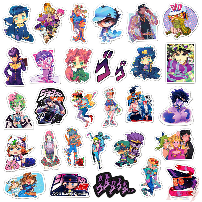 ❉ JoJo's Bizarre Adventure - Series 05 Stickers ❉ 50Pcs/Set Anime Fashion DIY Decals Doodle Stickers