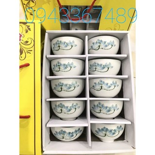 Set bát đĩa sứ Bát Tràng