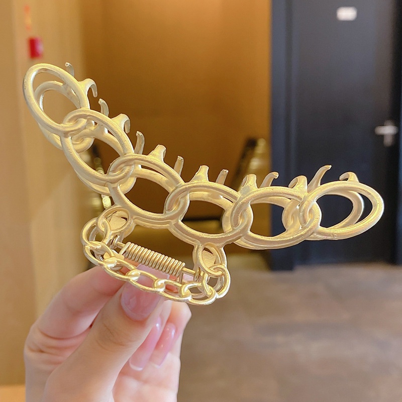 Kẹp tóc hợp kim hình cá mập phong cách Hàn Quốc