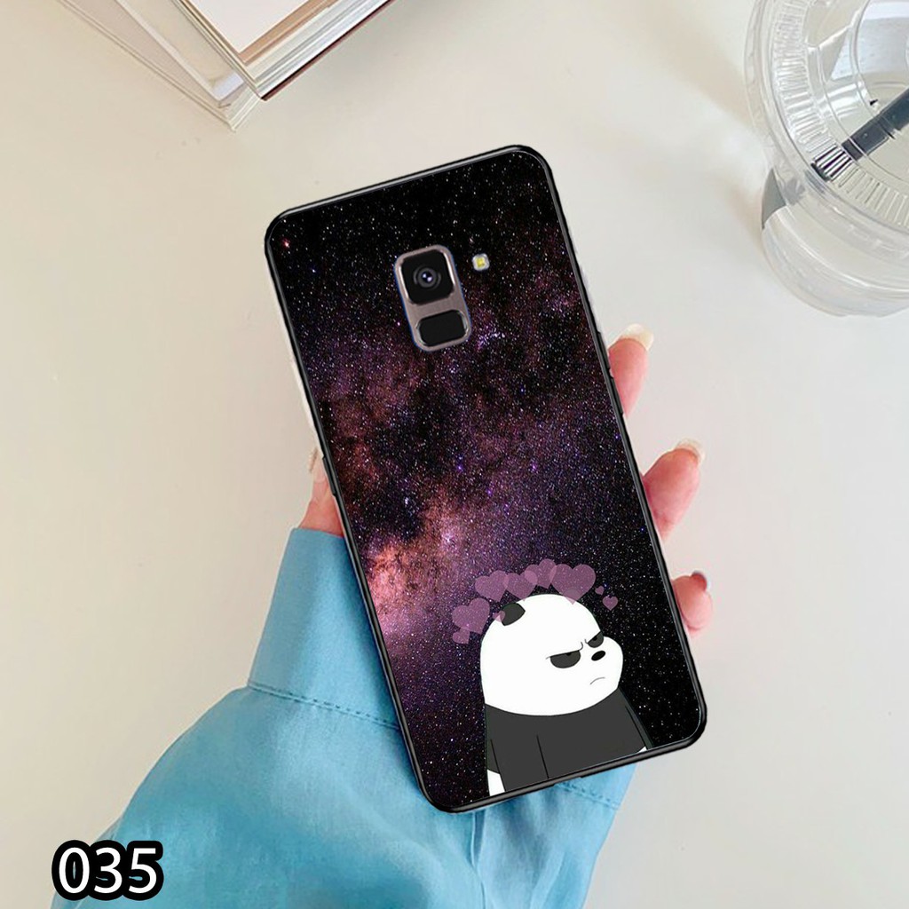 Ốp lưng Samsung A6-2018/A6 Plus/A8-2018/A8 Plus in hình  gấu Bear siêu đẹp, độc, lạ_KINGSTORE.HN_Ốp SS A6/A6P/A8/A8P