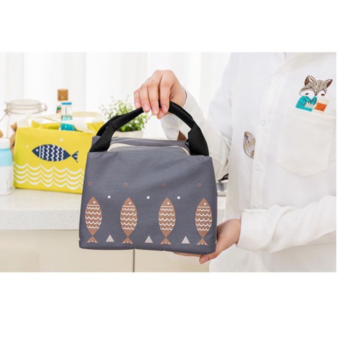 Túi giữ nhiệt đựng hộp cơm cao cấp DOS77