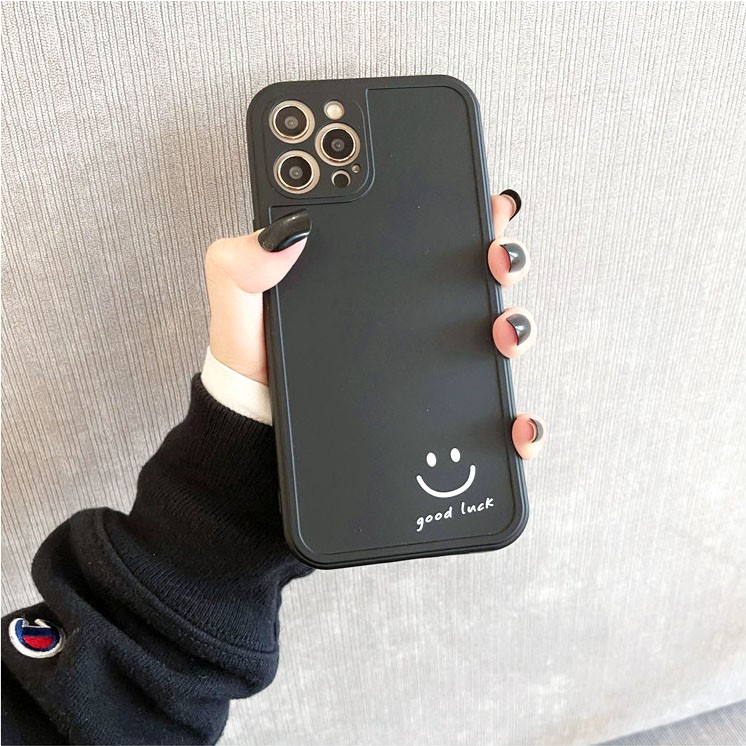 Ốp lưng iphone Lucky Face cạnh vuông 6/6plus/6s/6splus/7/7plus/8/8plus/x/xr/xs/11/12/13/pro/max/plus/promax | BigBuy360 - bigbuy360.vn