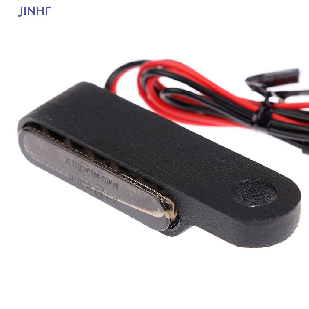 Đèn LED Xi Nhan Ánh Sáng Hổ Phách Gắn Tay Lái Xe Mô Tô JINHF