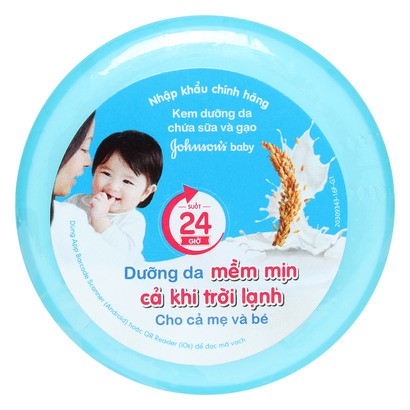 Kem dưỡng da Johnson's baby milk+rice cream 50g