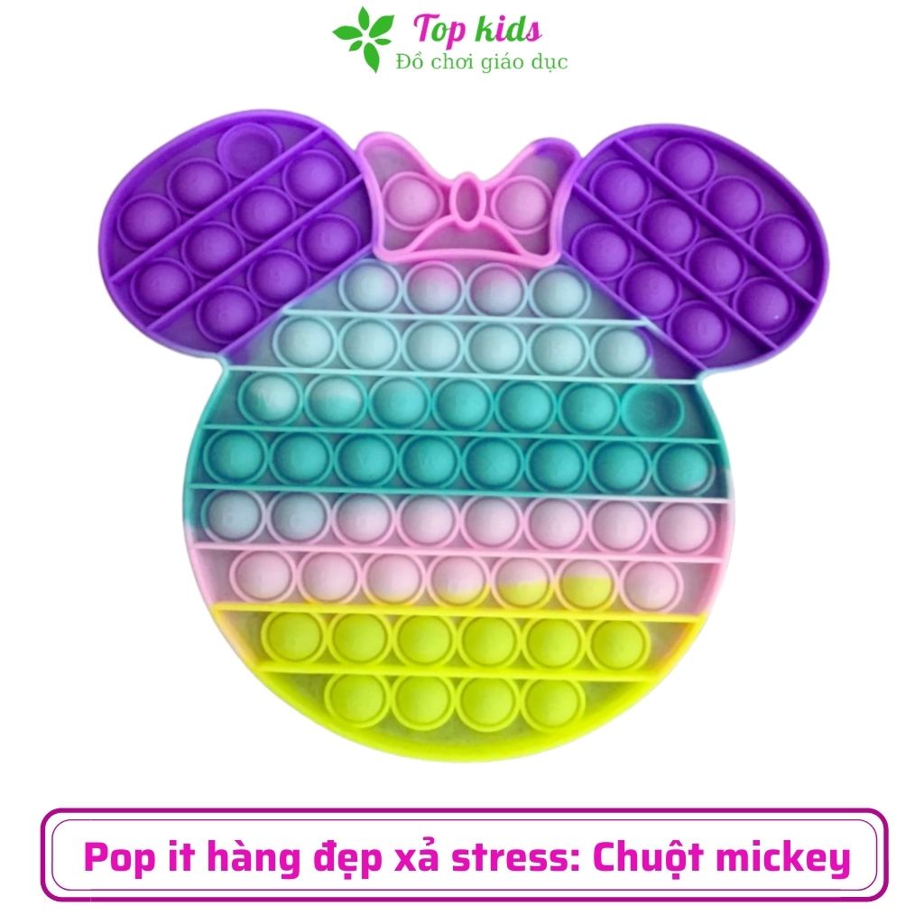 Pop it mini giá rẻ trò chơi bóp ít ấn bong bóng giảm stress giảm căng thẳng trẻ em - TOPKIDS