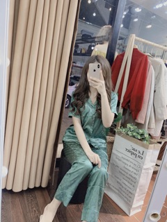 Bộ lụa gấm cộc tay