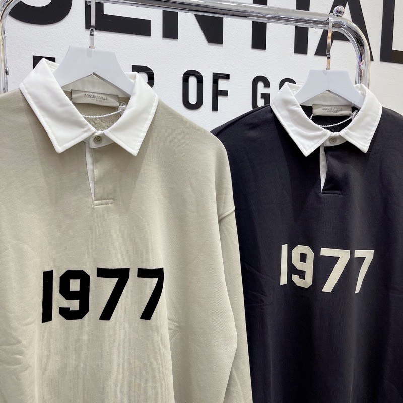 Áo Polo FOG Fear Of God ESSENTIALS ''1977'' Long Sleeve Polo