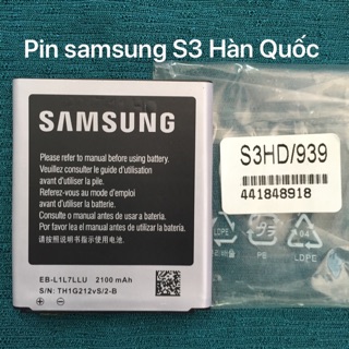 Pin samsung S3 hàn quốc(S3 xách tay)