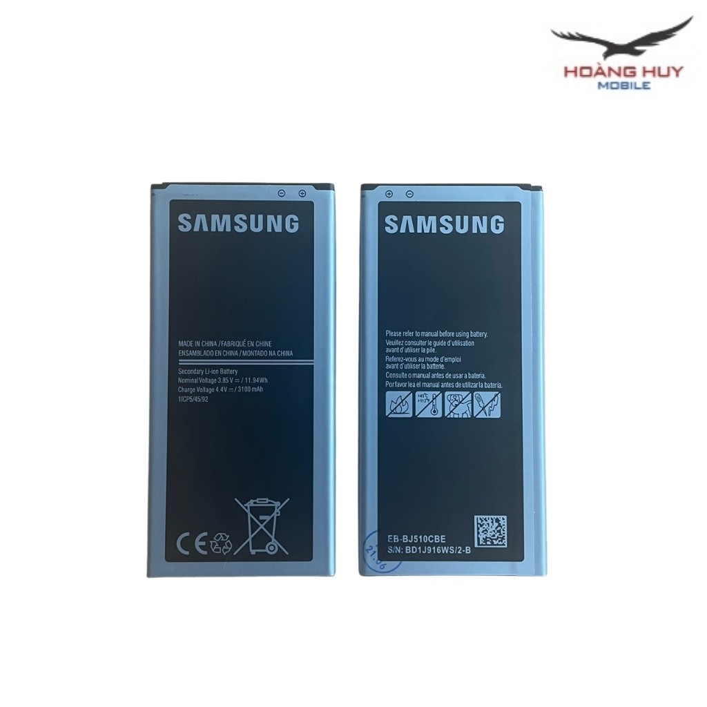 Pin Samsung J510,Samsung Galaxy J5  Dung Lượng 3100mAh Hàng Zin Nhập Khẩu Bảo Hành 6 Tháng 1 Đổi 1