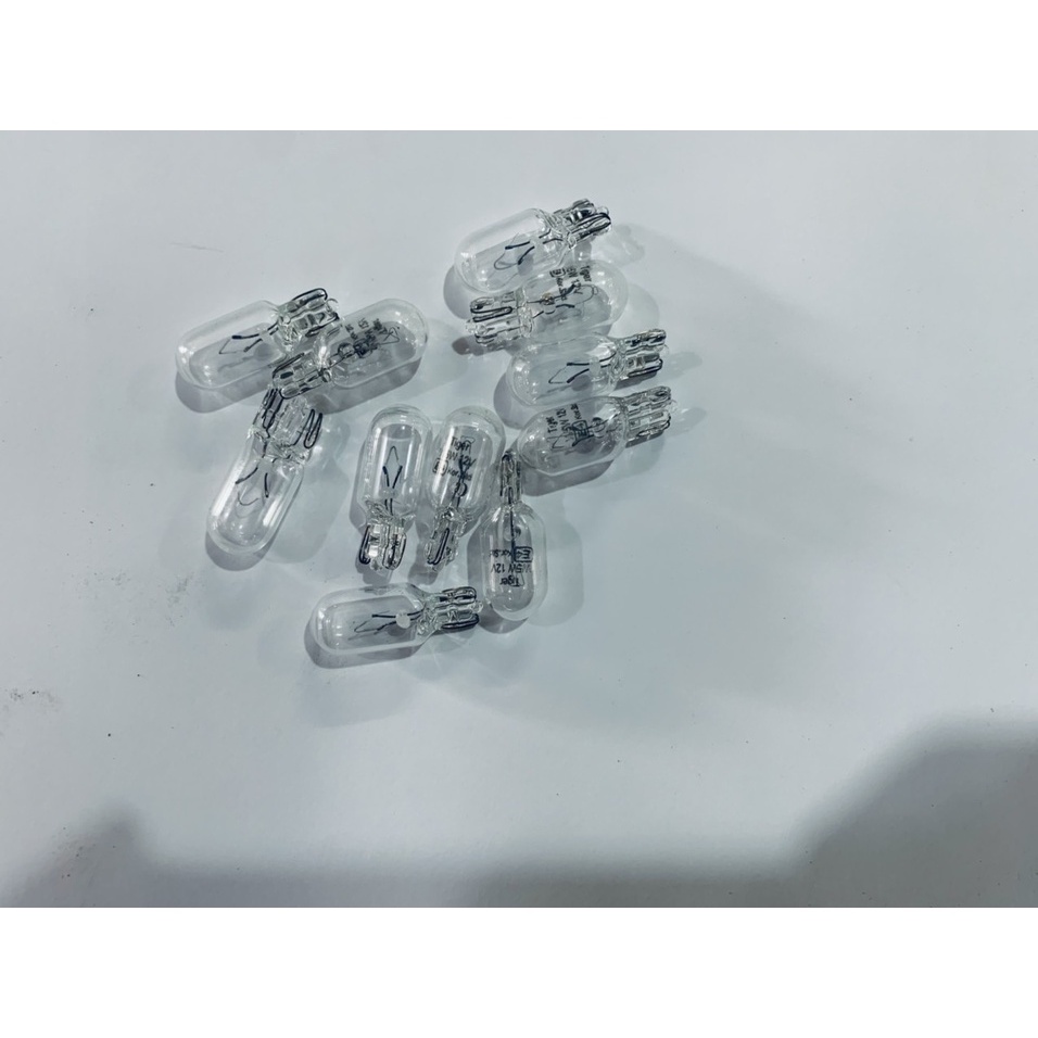 Bóng Đèn Demi, soi biển số Chân T10 12V-5W loại tốt