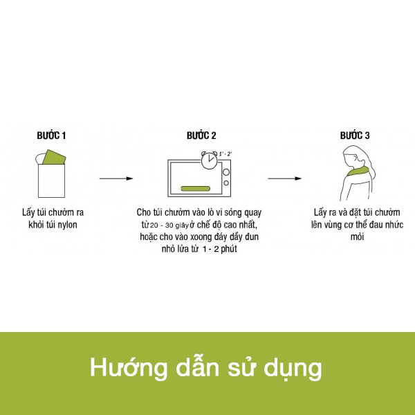 [Mã FMCGMALL giảm 8% đơn từ 250K] Túi Chườm Nóng Thảo Dược Giảm Nhức Mỏi Mắt Dùng Lò Vi Sóng - Hapaku