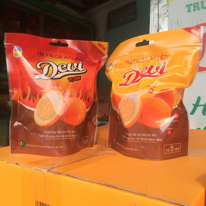 Trứng gà ăn liền Dabaco - Trứng gà devi