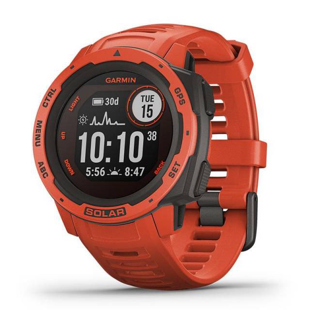 Đồng hồ thông minh, theo dõi sức khỏe Garmin Instinct Solar