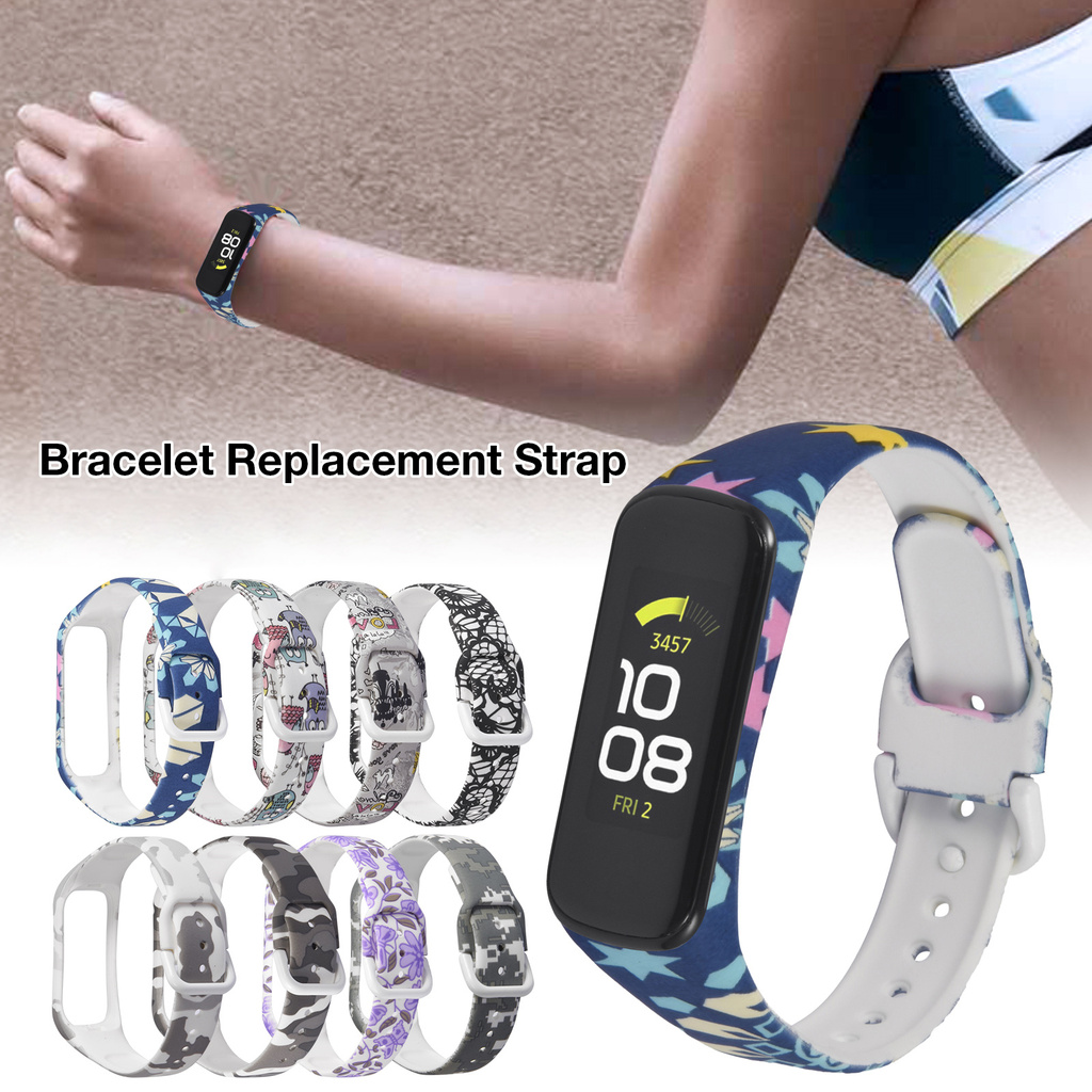 STURDY Dây Đeo Cổ Tay Họa Tiết Rằn Ri Cho Samsung Galaxy Fit-e Sm R375