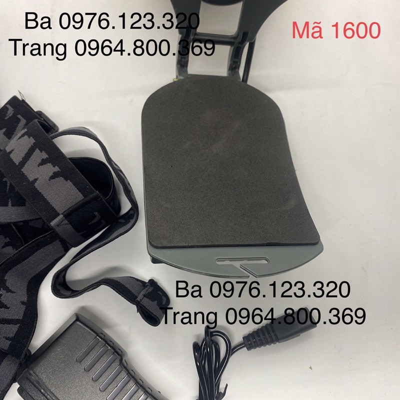 Đèn pin đội đầu siêu sáng điều chỉnh triết áp 1600 150W