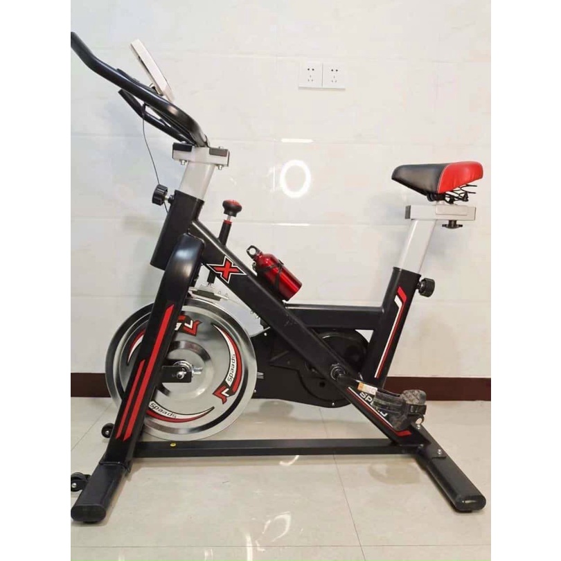 MÁY TẬP XE ĐẠP THỂ DỤC,GYM FITNESS CÓ ĐỒNG HỒ ĐO QUÃNG ĐƯỜNG,NHỊP TIM KHUNG THÉP CHỐNG GỈ,MẪU MỚI HIỆN ĐẠI