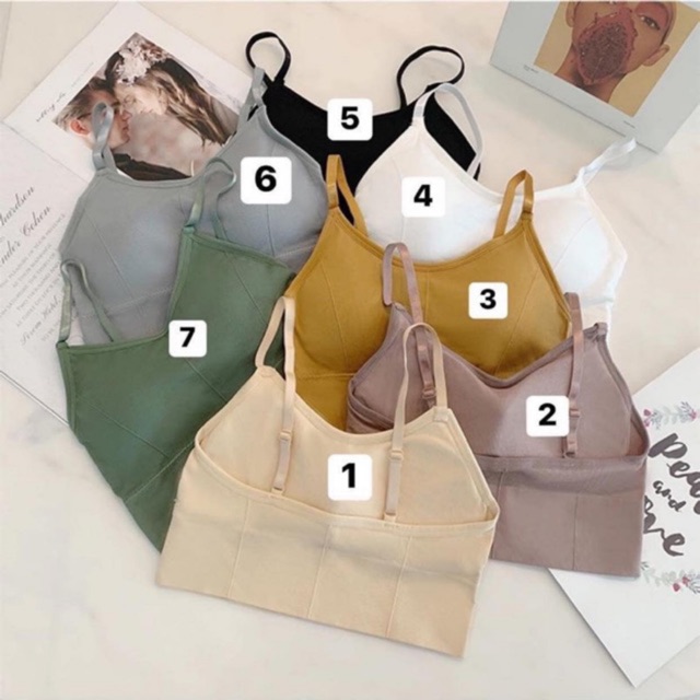 Bra gân 7 màu dành cho nữ