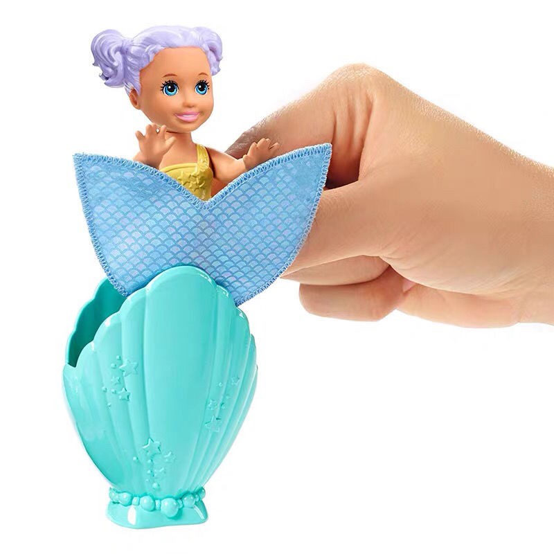 Hộp Đồ Chơi Búp Bê Barbie Hình Nàng Tiên Cá Đáng Yêu