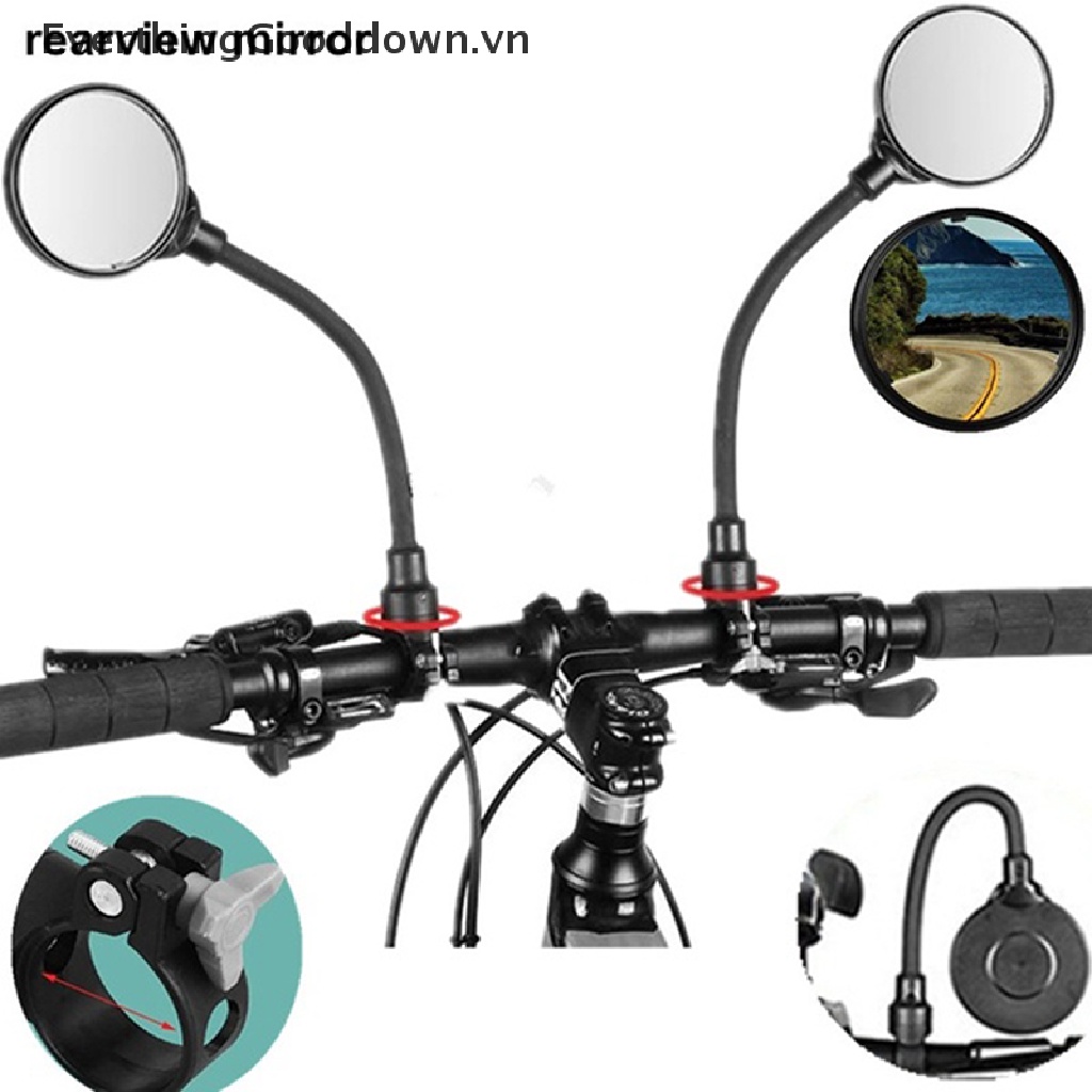 Kính Chiếu Hậu Có Thể Uốn Cong 360 Độ Tiện Dụng Cho Xe Đạp° Gương Chiếu Hậu Xoay Linh Hoạt Cho Xe Hơi