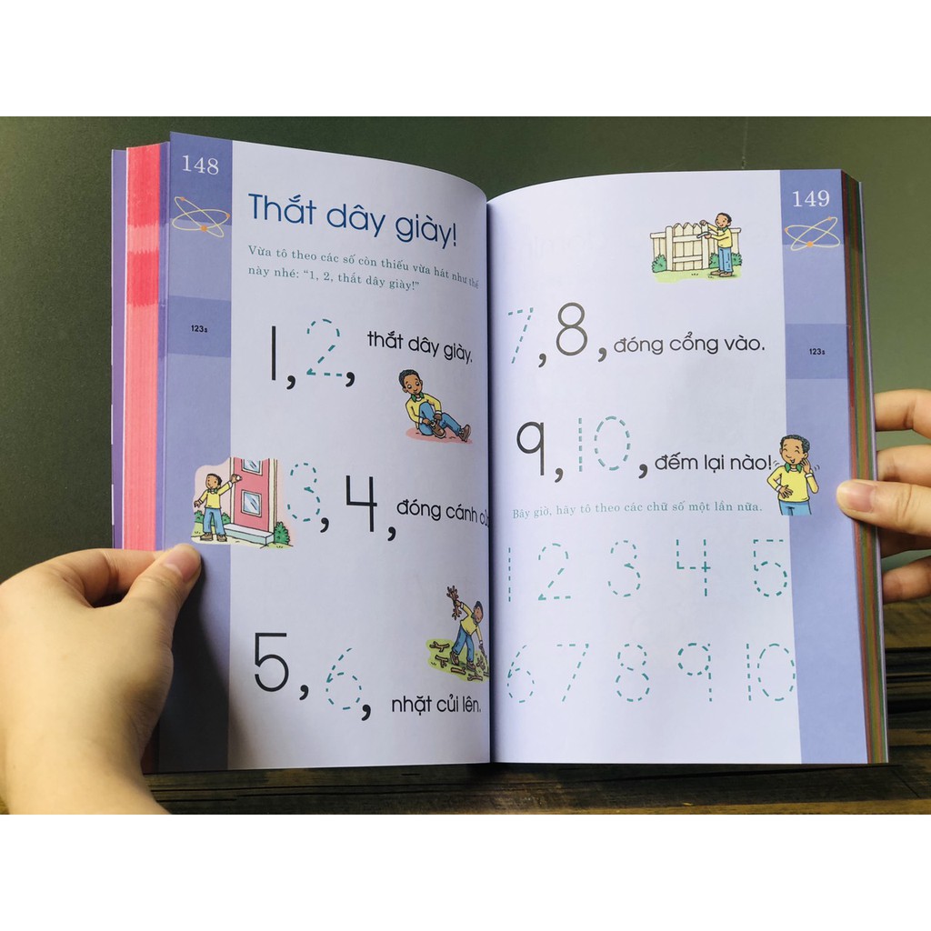 Sách Braint Quest Workbook Pre K - Bài Tập Song Ngữ Anh - Việt, Luyện kiến thức và tư duy cho trẻ ( 4 - 5 tuổi )