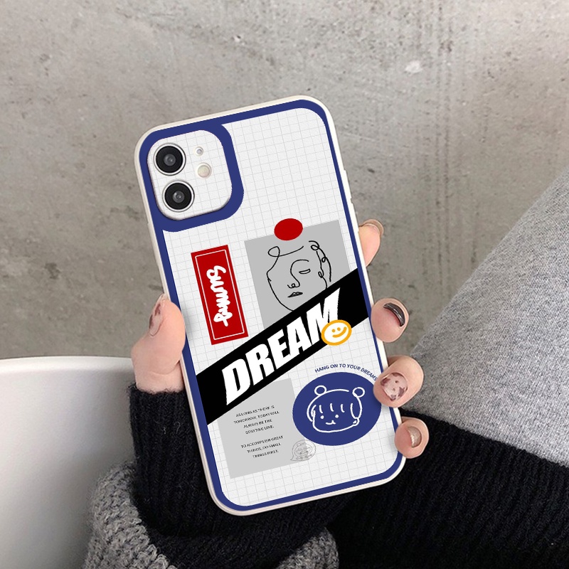 Ốp iphone hot trend Trìu tượng vuông cạnh ốp lưng iphone 6/6splus/7plus/8/8plus/xr/xs/12/13/pro/max/plus/promax tr1155
