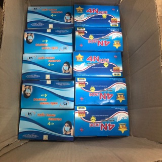 Khẩu trang y tế 4 lớp chuẩn 1 hộp 50 chiếc