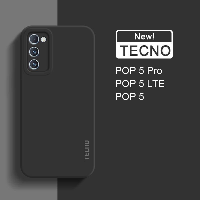 Ốp Điện Thoại Silicon Mềm Nhám Màu Kẹo Thời Trang Mới Cho TECNO POP 5 7 Pro 6 Go Pova 3 Lte