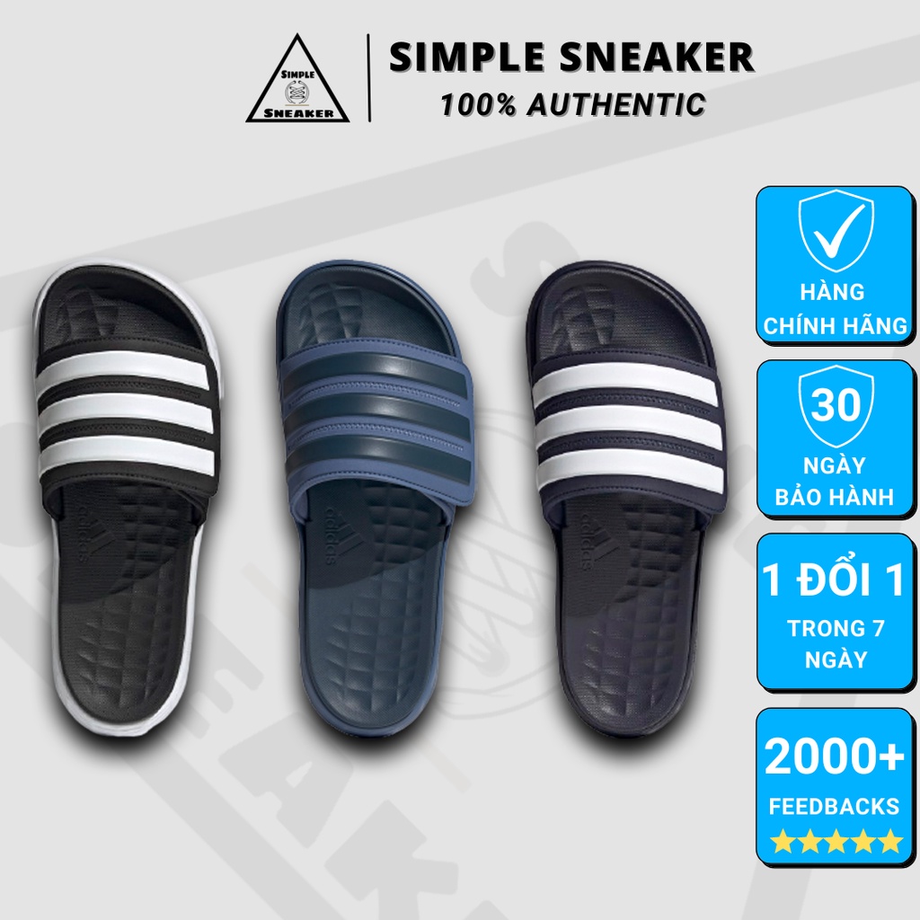 Dép Adidas Duramo FREESHIP Dép Duramo Quai Dán Chính Hãng - Adidas Duramo SL Slides Chuẩn Auth - Simple Sneaker