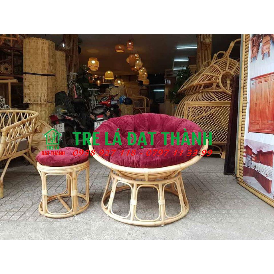 GHẾ PAPASAN NỆM ĐỎ ĐÔ