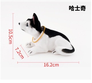 Chó lắc lư trang trí xe hơi