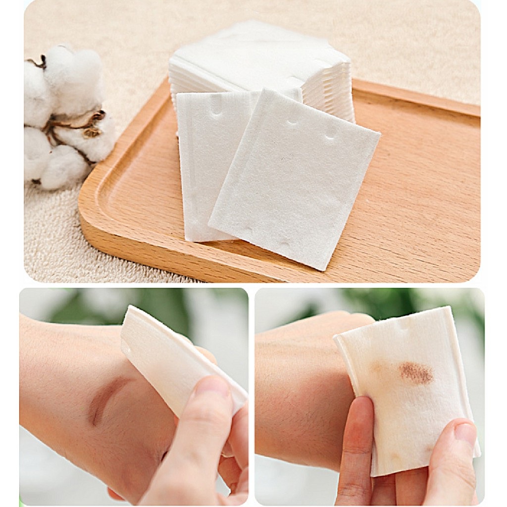 Bông tẩy trang cotton Pads 222 miếng 3 lớp hàng nội địa trung BTT01