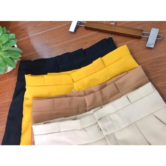Quần Baggy Nữ Cạp Bèo, Quần Baggy Lưng Cao Cạp Xếp Ly Siêu Hit Hot