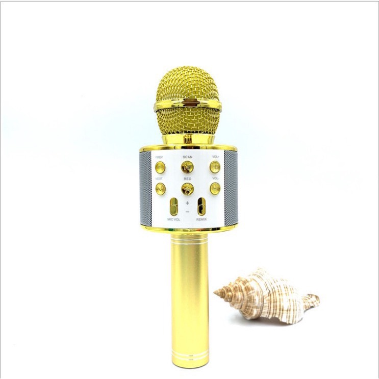 MICRO karaoke bluetooth w 858 không dây có loa TUYỆT ĐỈNH SIÊU PHẨM - BH 6 tháng - CAM KẾT CHÍNH HÃNG