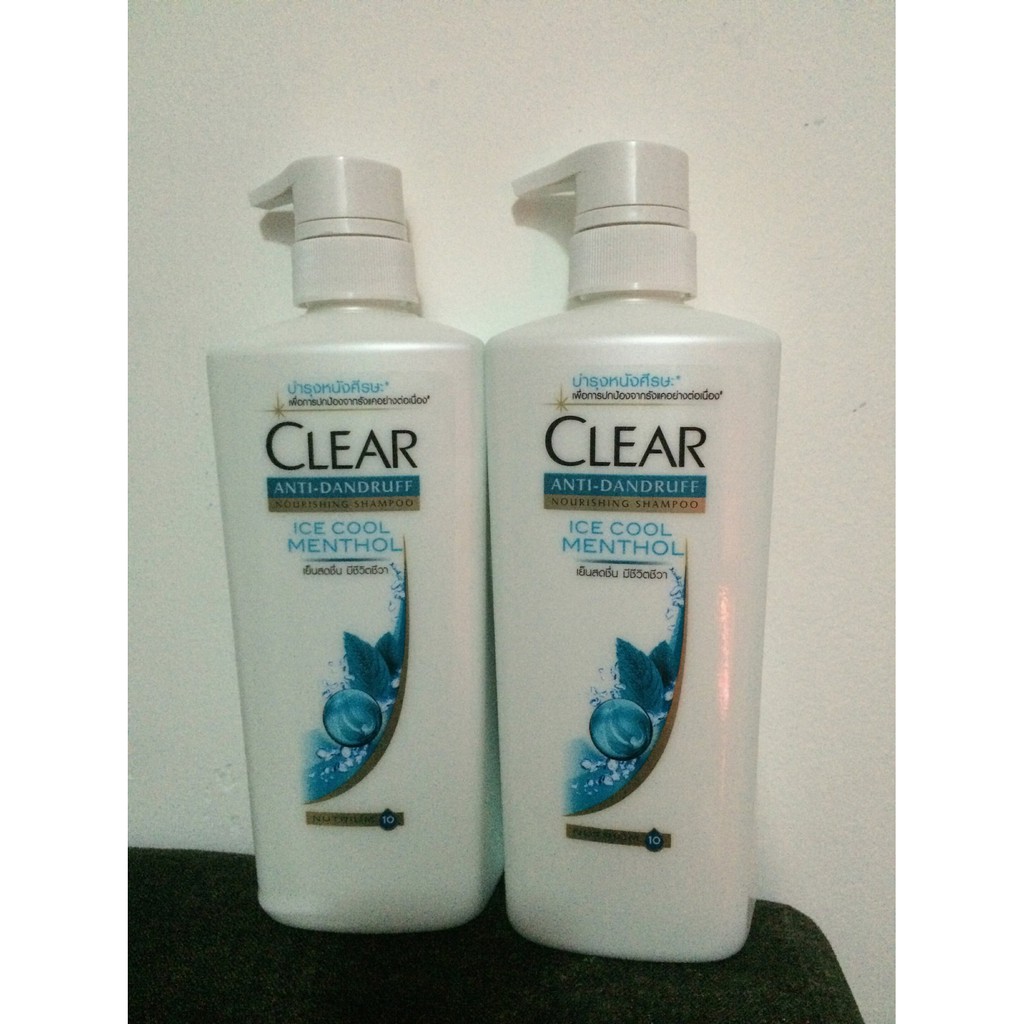 Dầu gội Clear Ice Cool Menthol bạc hà Thái Lan 480ml