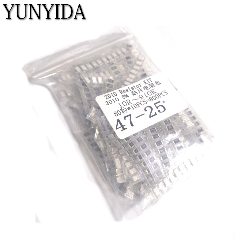 Bộ 800 Điện Trở 2010 Smd 1ohm-1m Ohm 5% 80 Chuyên Dụng | BigBuy360 - bigbuy360.vn