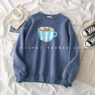 Áo Sweater Nỉ in hình Đồ Ăn (unisex)