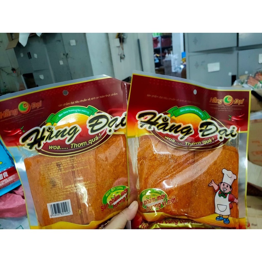 Tăm cay / Thanh cay đỏ Hằng Đại Hương vị Bò miếng Món ăn vặt tuổi thơ