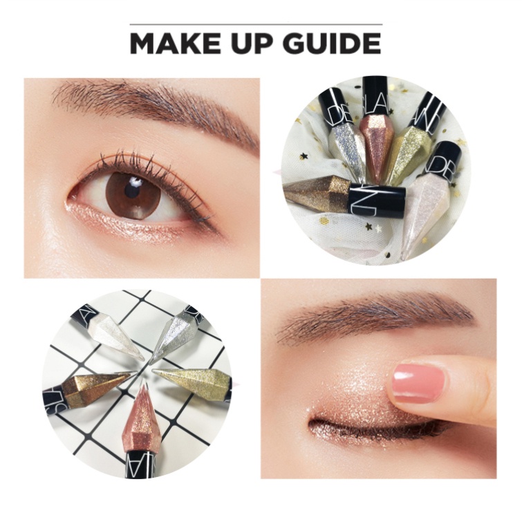 [Hàng mới về] Bút kẻ mắt dạng lỏng 5 màu sắc tùy chọn nhanh khô chống nước tiện dụng