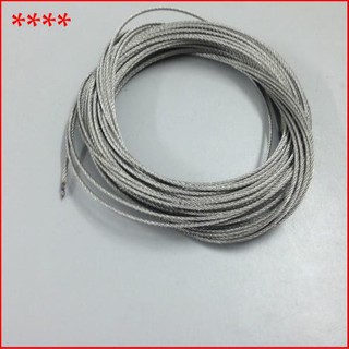 Dây cáp giàn phơi thông minh, Cuộn 2 sợi tổng 14m, INOX Giao ngay